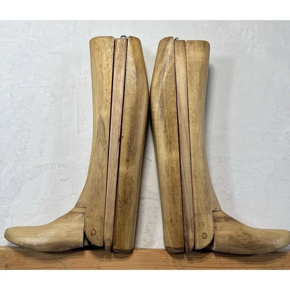 Vogel Bespoke Riding Boots Sz 41 Tan Leather 3-Pc Wood Trees Ultra Luxe